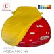 Custom tailored indoor car cover Mazda MX-5 NA with mirror pockets