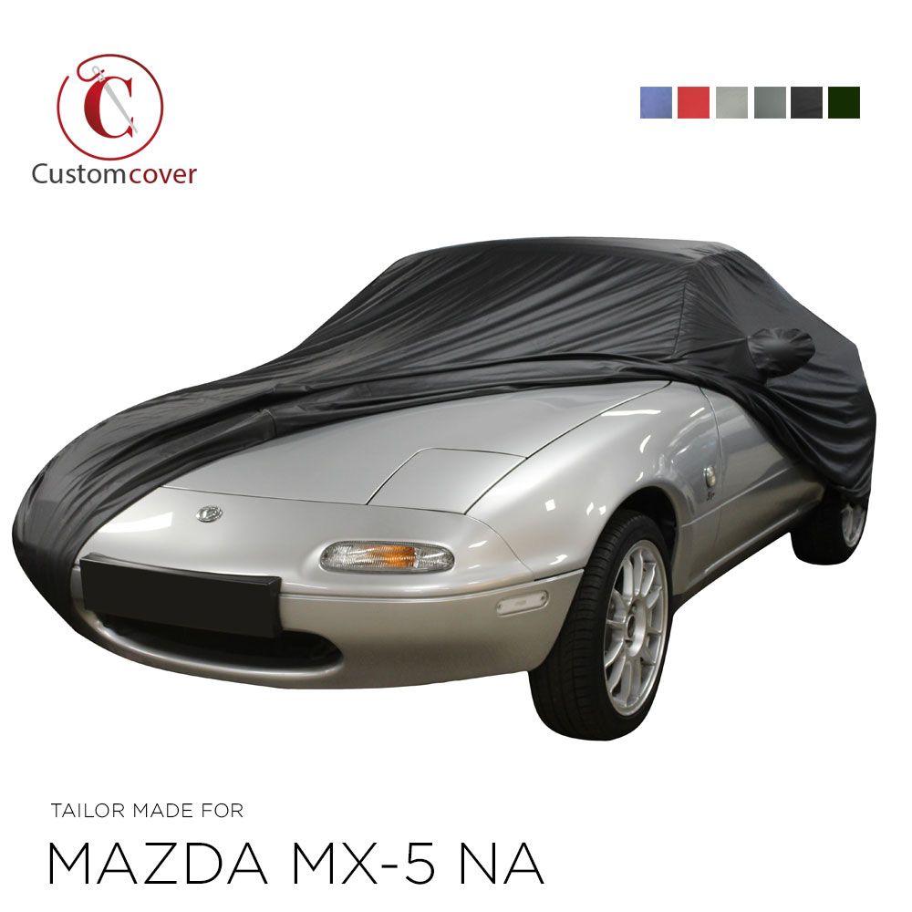 Couverture de toit de voiture pour Mazda MX-5 MK1 MK2 MK2.5 Protection  souple Demi couverture 420D Étanche Anti UV Pare-soleil Anti-poussière  Argent Noir - AliExpress
