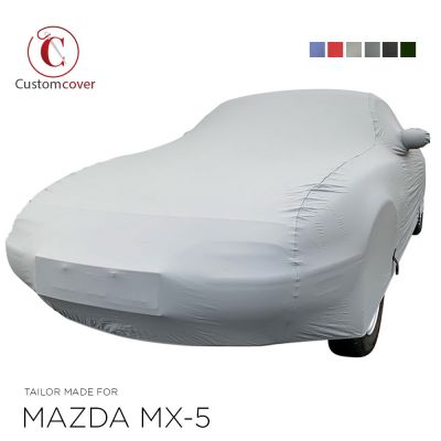 Custom tailored outdoor car cover Mazda MX-5 NA with mirror pockets