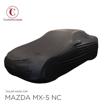 Custom tailored outdoor car cover Mazda MX-5 NC with mirror pockets