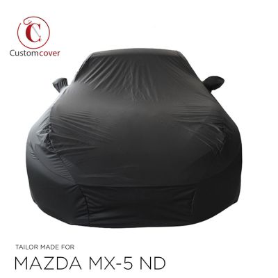 Custom tailored outdoor car cover Mazda MX-5 ND with mirror pockets