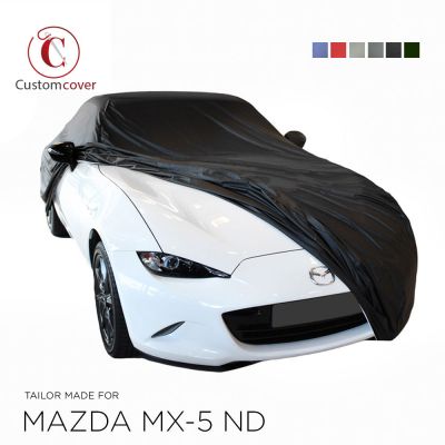 Custom tailored outdoor car cover Mazda MX-5 ND with mirror pockets